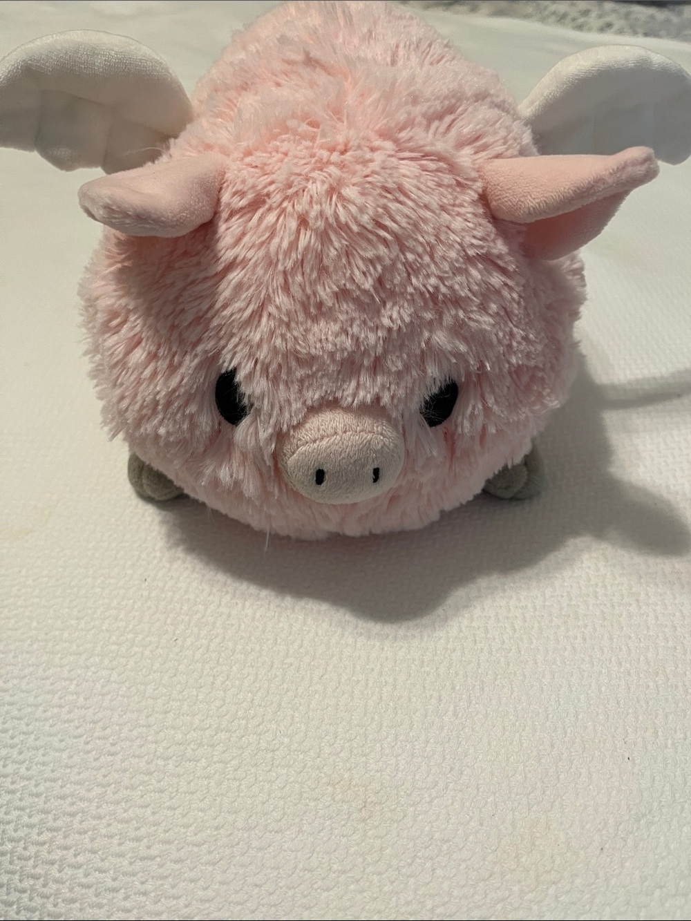 Squishable Mini Flyying Pink Piglet Plush.